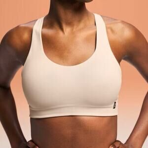 ON women’s active bra bone color size large